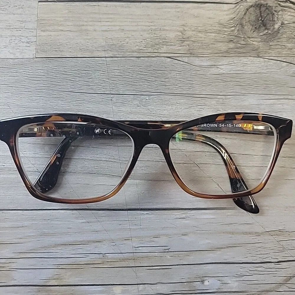 Vivid‎ Ve Metro 31 Brown Eyeglasses Full Rim Tortoise 54-15 140 FRAMES ONLY